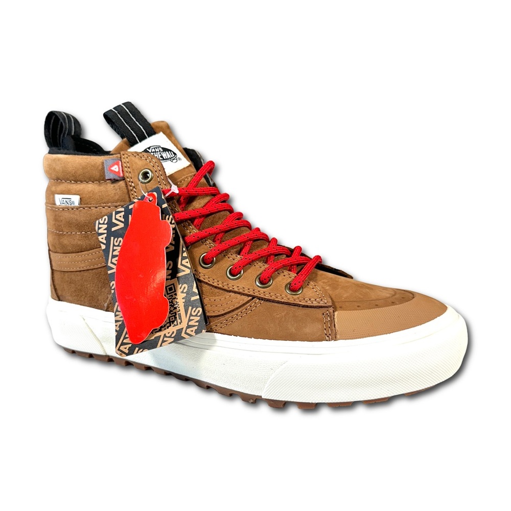 Vans Sk8-Hi MTE-2 Chipmunk Marshmallow HydroGuard 360 Boots New - Picture 2 of 10